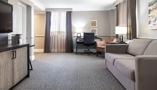 Suite, 1 chambre, baignoire à jets, vue fleuve