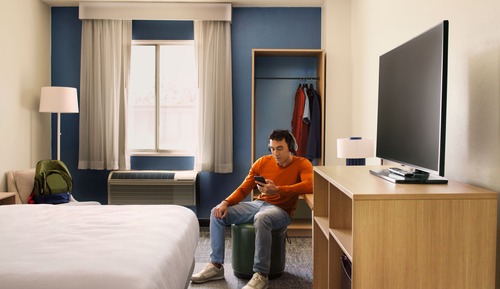 Chambre, 2 grands lits