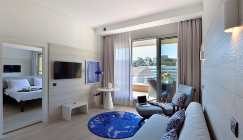 Suite Junior, terrasse, vue montagne