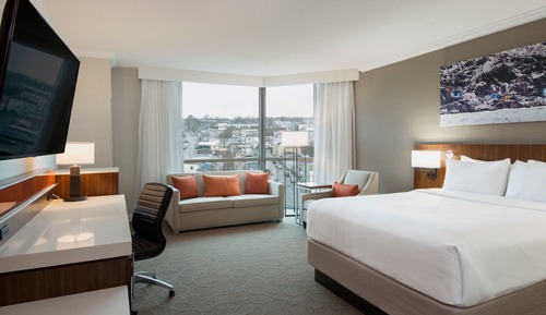 Chambre, 1 grand lit et 1 canapé-lit (Accessible)