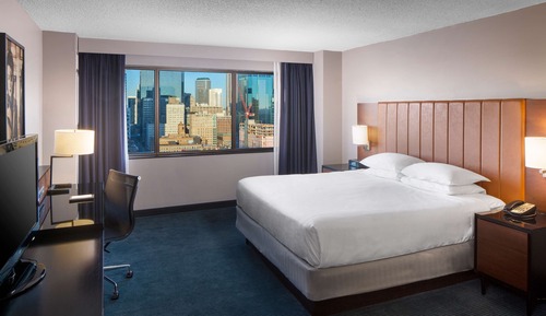Chambre, 1 très grand lit, accessible aux personnes à mobilité réduite (Shower)