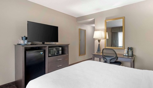 Chambre Standard, 1 lit double, non-fumeurs, réfrigérateur et four à micro-ondes