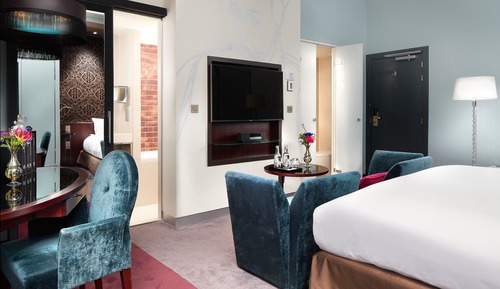 Chambre Luxe, 1 très grand lit, avec vue