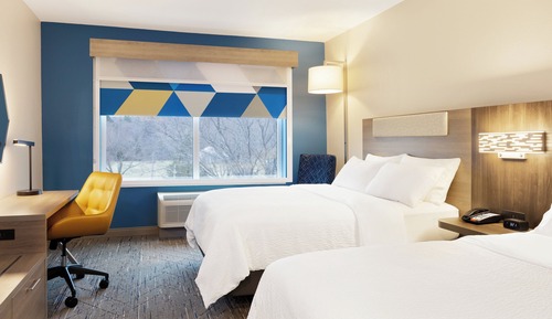 Chambre Standard, 2 grands lits, accessible aux personnes à mobilité réduite (Communications)