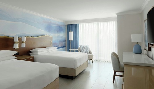 Chambre Deluxe, 2 lits doubles, non-fumeurs, balcon (View)