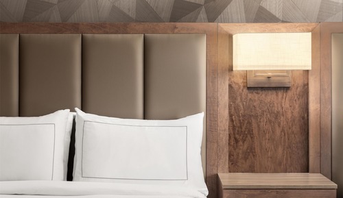 Chambre, 2 grands lits (Mobility & Hearing, Roll-in Shower)