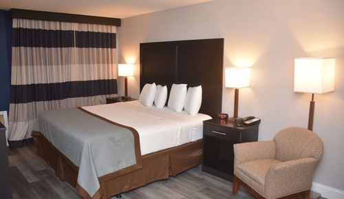 Chambre, 1 très grand lit, non-fumeurs (Pet Friendly)