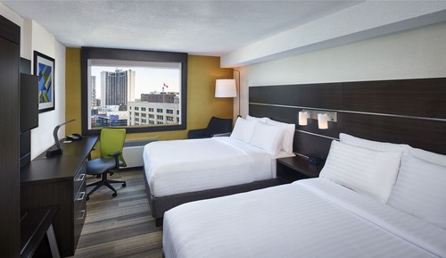 Chambre Standard, 2 grands lits, vue ville