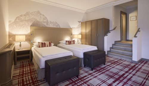 Chambre Deluxe, 2 lits une place, non-fumeurs, vue jardin