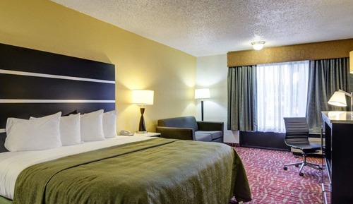 Chambre, 1 très grand lit, accessible aux personnes à mobilité réduite, non-fumeurs