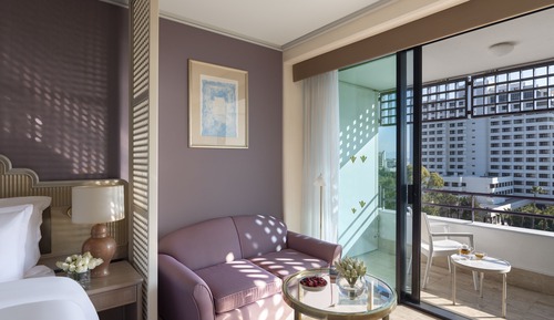 Chambre Confort, plusieurs lits, vue mer