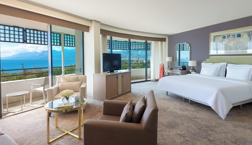 Suite Junior, 1 très grand lit, vue mer