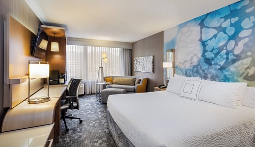Chambre, 1 très grand lit et 1 canapé-lit (Mobility/Hearing Accessible, Tub)