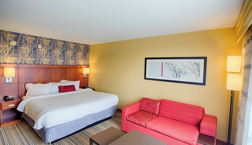 Chambre, 1 très grand lit et 1 canapé-lit