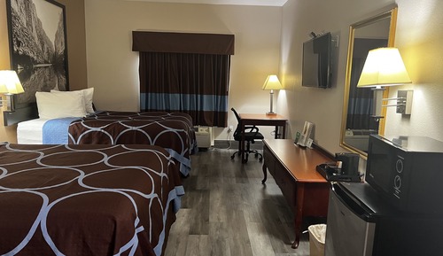 Chambre, 2 grands lits, non-fumeurs