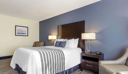 Chambre Standard, 1 grand lit, non-fumeurs, réfrigérateur et four à micro-ondes