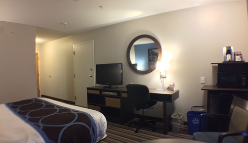 Chambre, 1 très grand lit, accessible aux personnes à mobilité réduite (Mobility Accessible)
