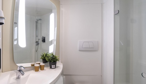 Chambre, 2 lits une place