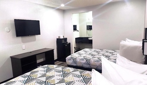 Chambre Deluxe, 2 lits doubles, accessible aux personnes à mobilité réduite, non-fumeurs