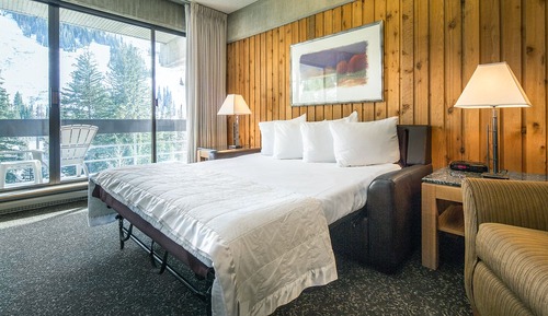Studio Standard, cuisine, vue montagne