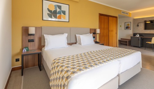 Chambre Standard, 2 lits une place, accessible aux personnes à mobilité réduite (Furnished Balcony)
