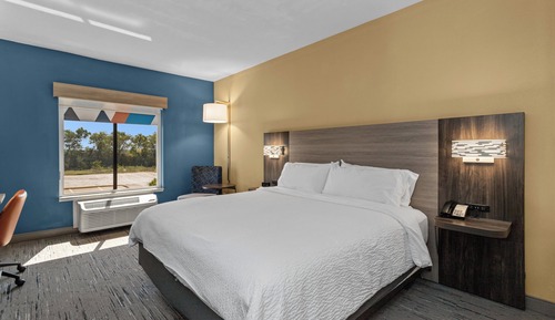 Chambre Standard, 1 très grand lit, accessible aux personnes à mobilité réduite (Mobil Tran Shwr)
