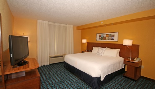 Chambre, 1 très grand lit, non-fumeurs (Mobility/Hearing Access, Roll-in Shwr)