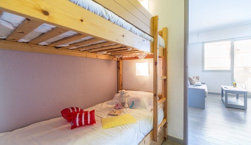 Studio 4 personnes - 1 coin nuit - Terrasse ou balcon