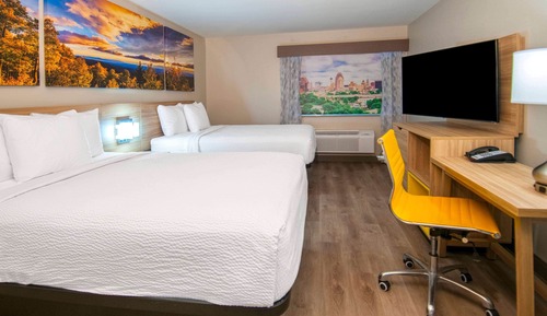 Chambre, 2 grands lits, non-fumeurs