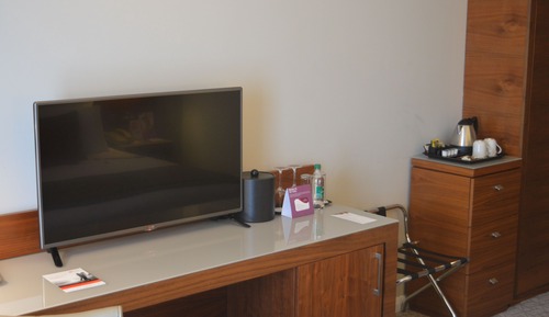 Chambre Standard, 1 lit double, accessible aux personnes à mobilité réduite
