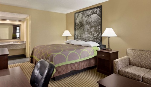 Chambre, 1 lit double, accessible aux personnes à mobilité réduite, non-fumeurs (Mobility)