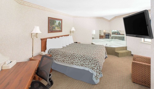 Suite Studio, 1 très grand lit, non-fumeurs, bain à remous