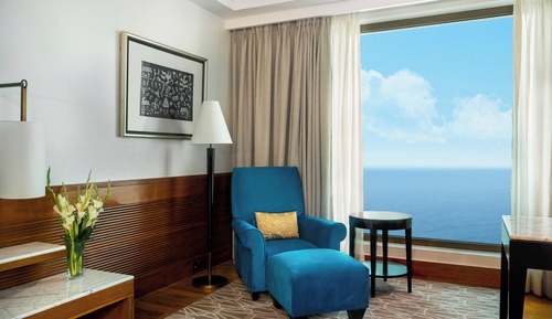 Chambre Premium, 1 très grand lit, vue mer
