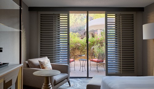 Chambre Deluxe, 2 grands lits, patio