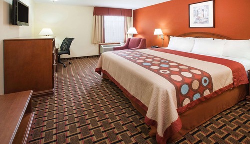 Chambre, 1 très grand lit, accessible aux personnes à mobilité réduite (Mobility Accessible)