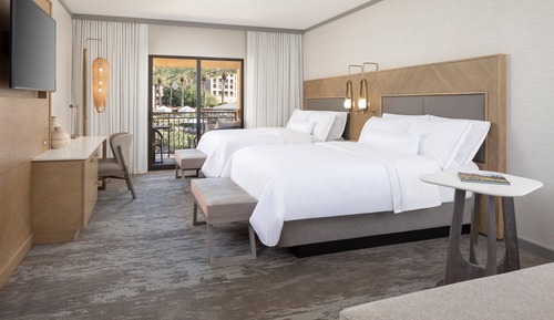 Chambre Deluxe, 2 grands lits, non-fumeurs, vue piscine