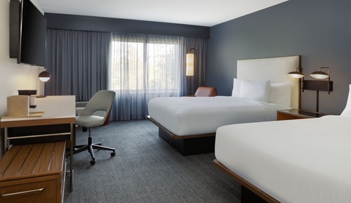 Chambre, 2 grands lits