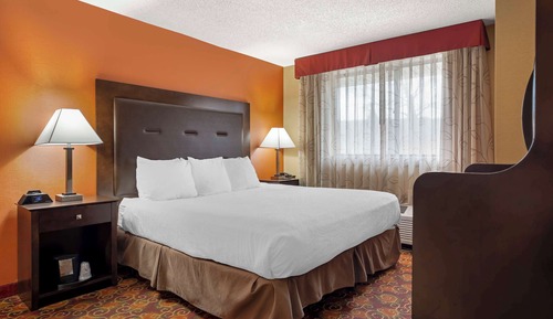Chambre Standard, 1 grand lit, non-fumeurs, réfrigérateur et four à micro-ondes