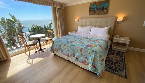 Chambre Deluxe, plusieurs lits, vue océan