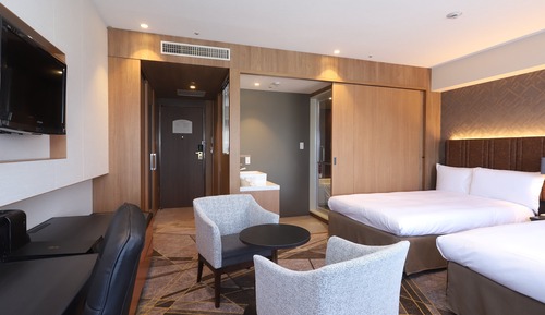 Chambre Premium, 2 lits une place, vue ville (Top Floor)