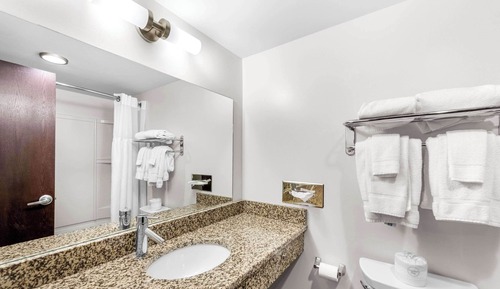 Chambre Standard, 1 très grand lit, accessible aux personnes à mobilité réduite (Accessible Tub)