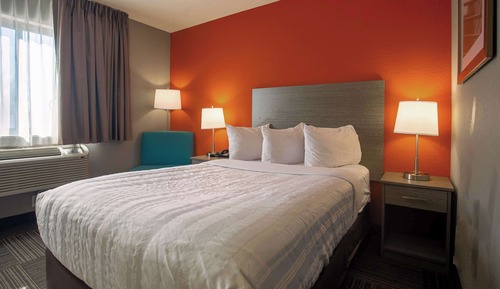 Chambre, 1 lit double, accessible aux personnes à mobilité réduite, non-fumeurs (Accessible Tub)