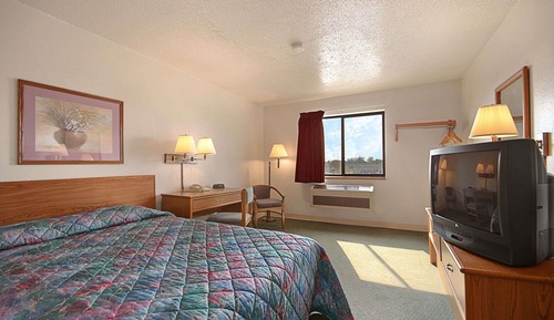 Chambre, 1 grand lit, accessible aux personnes à mobilité réduite, non-fumeurs (Mobility)