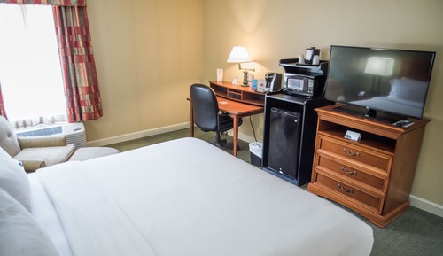 Chambre Standard, 1 très grand lit, accessible aux personnes à mobilité réduite (Mobility Tub)