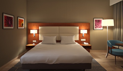 Chambre Standard, 1 grand lit, accessible aux personnes à mobilité réduite