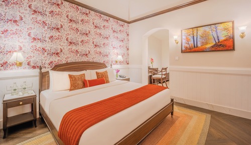 Chambre Exécutive, 1 lit double, vue jardin