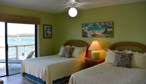 Chambre Standard, 2 lits doubles, vue mer