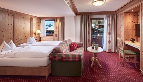 Chambre Double, balcon, vue montagne (Schatzberg)