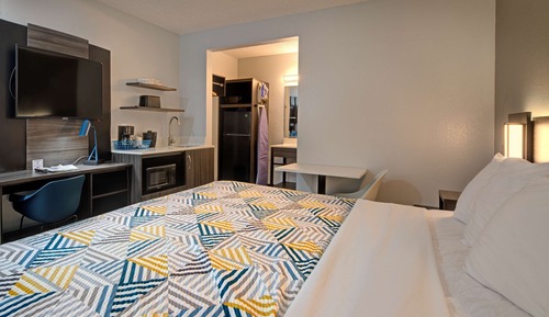 Chambre Standard, 1 grand lit, non-fumeurs, coin cuisine