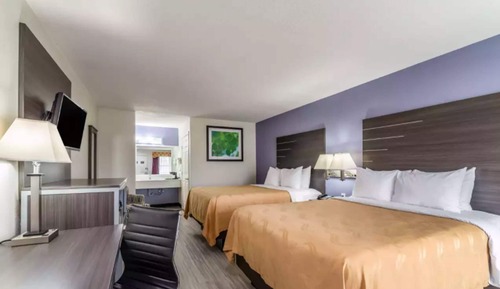 Chambre, 2 grands lits, accessible aux personnes à mobilité réduite, fumeurs
